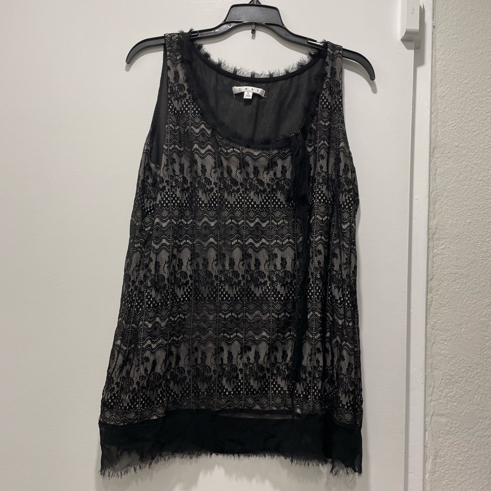 CAbi Lined Mesh Top
